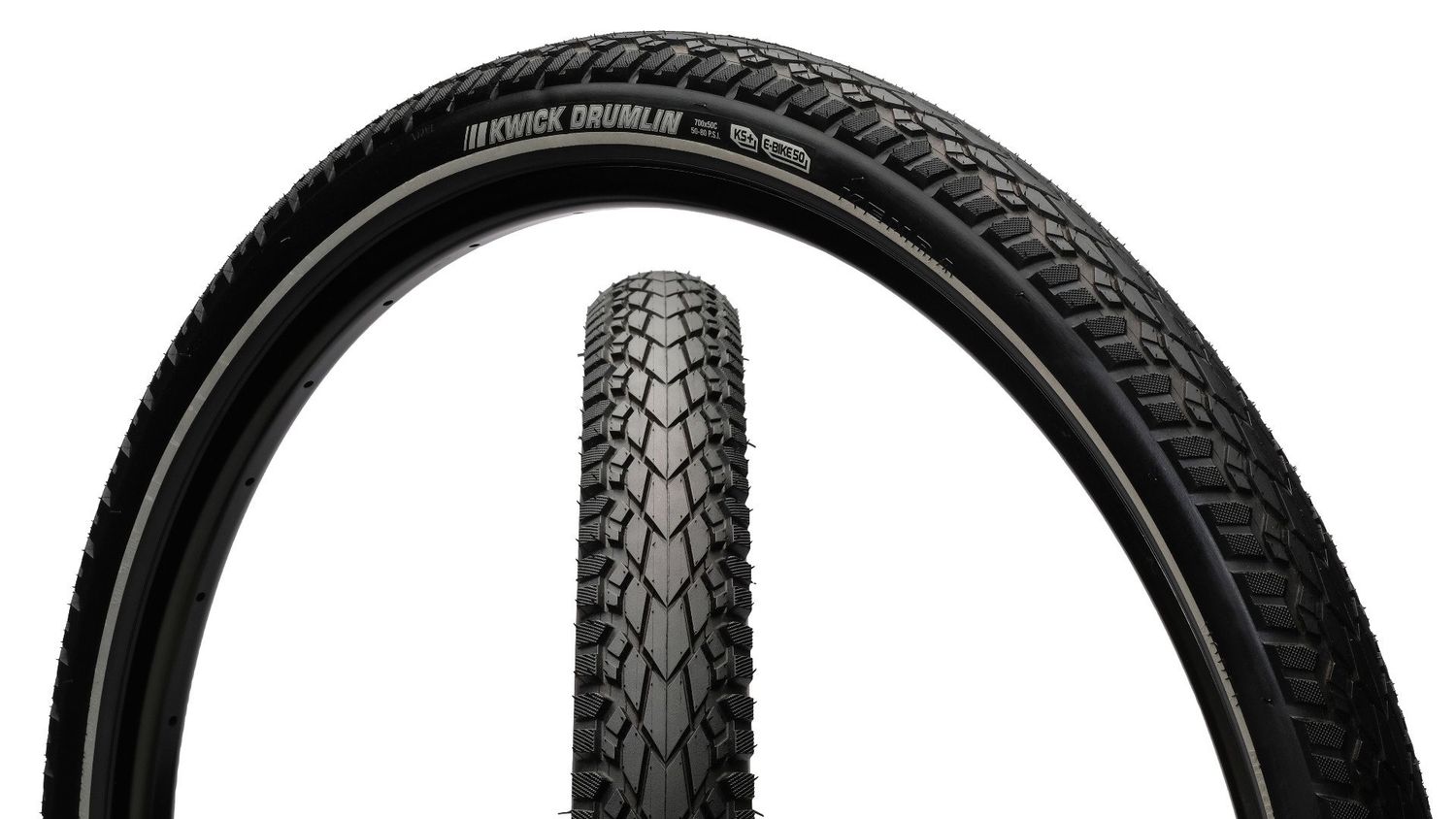 Pneu Kenda Kwick Drumlin 700x38c Rigide Tringle Single 60Tpi Noir