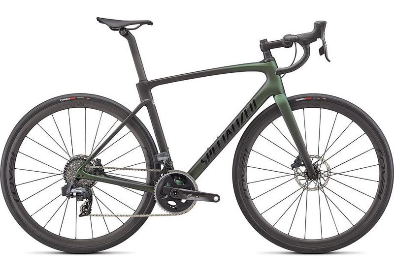 Vélo Specialized Roubaix Pro Caméléon Vert/Argent/Noir réfléchissant  56