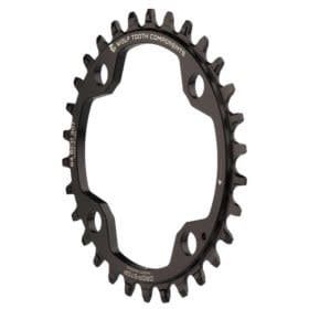 Wolf Tooth components, BCD 94mm SRAM, Plateau, Dents: 30, Vitesses: 9-12, BCD: 94, Boulons: 4, Mono-plateau, 7075-T6 Aluminum, Noir