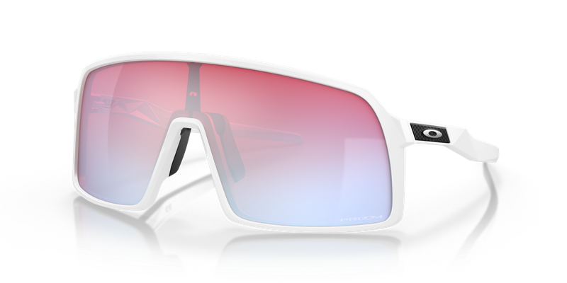 Lunette Oakley Sutro Blanc Poli - Lentille Prizm Snow Saphir