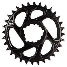 SRAM, X-Sync 2, 38D, 12vit., BCD: Direct Mount, Plateau simple, Aluminum, Noir