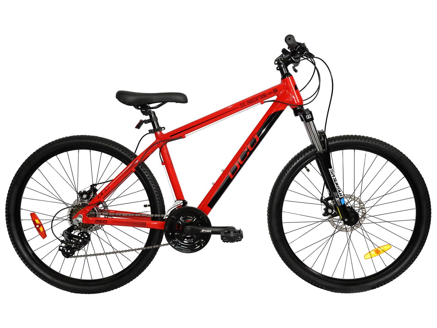 Vélo DCO X-Zone 260S Rouge/Noir  18&#39;&#39;