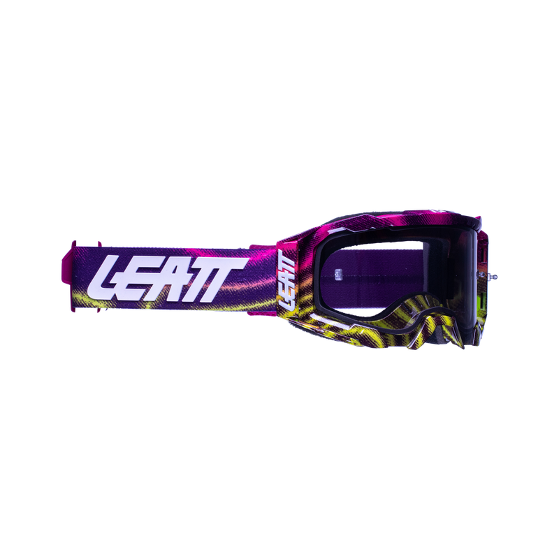 Goggle Leatt Velocity 5.5 Zebra Neon - Lentille Grise claire 58%