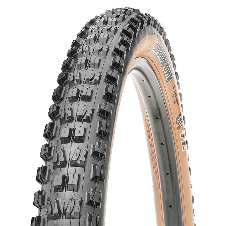 Pneu Maxxis Minion DHF 27.5&#39;&#39;x2.50 Pliable, Tubeless Ready, Dual, EXO, Wide Trail, 60TPI, Flanc Beige