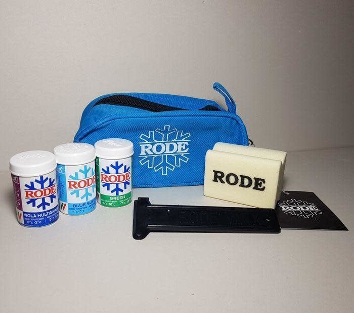 Kit de fart Rode avec Multigrade Violet/Bleu Super/Vert, Liège et Grattoir