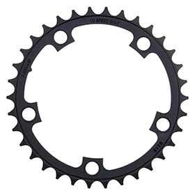 Plateau Intérieur, SRAM, 34D, 10 vit., BCD 110mm, 5-Boulons, Pour 34/50, Aluminium, Noir, 11.6215.197.020