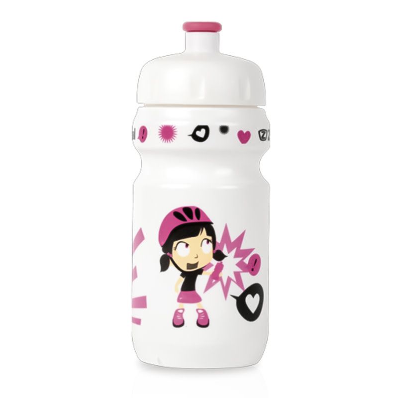 Bidon avec support Zefal Little Z Blanc/Rose 350ml
