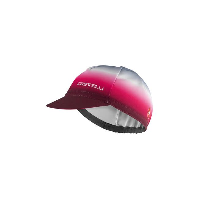 Casquette Castelli Dolce Bleu acier/Bordeaux