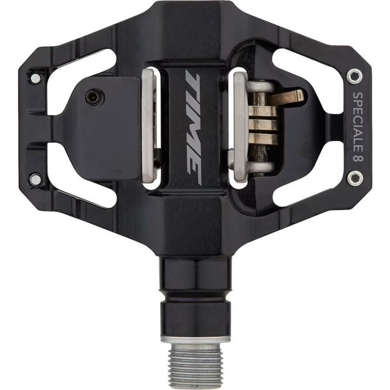 Pédales TIME, Speciale 8, Corps: Aluminium, Axe: Acier, 9/16&#39;&#39;, Noir, Paire