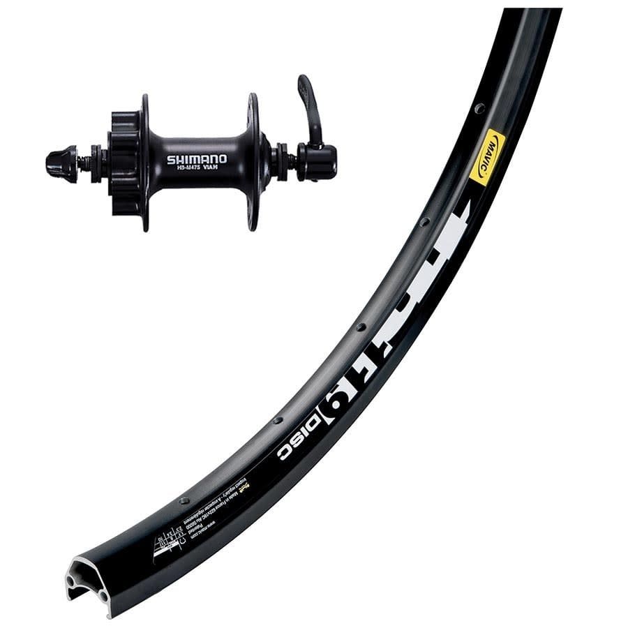 Roue avant Wheel Shop, Mavic XM119 26&quot; / Shimano M475, 26&#39;&#39; / 559, 32T, QR, 100mm, Disque IS 6-boulons