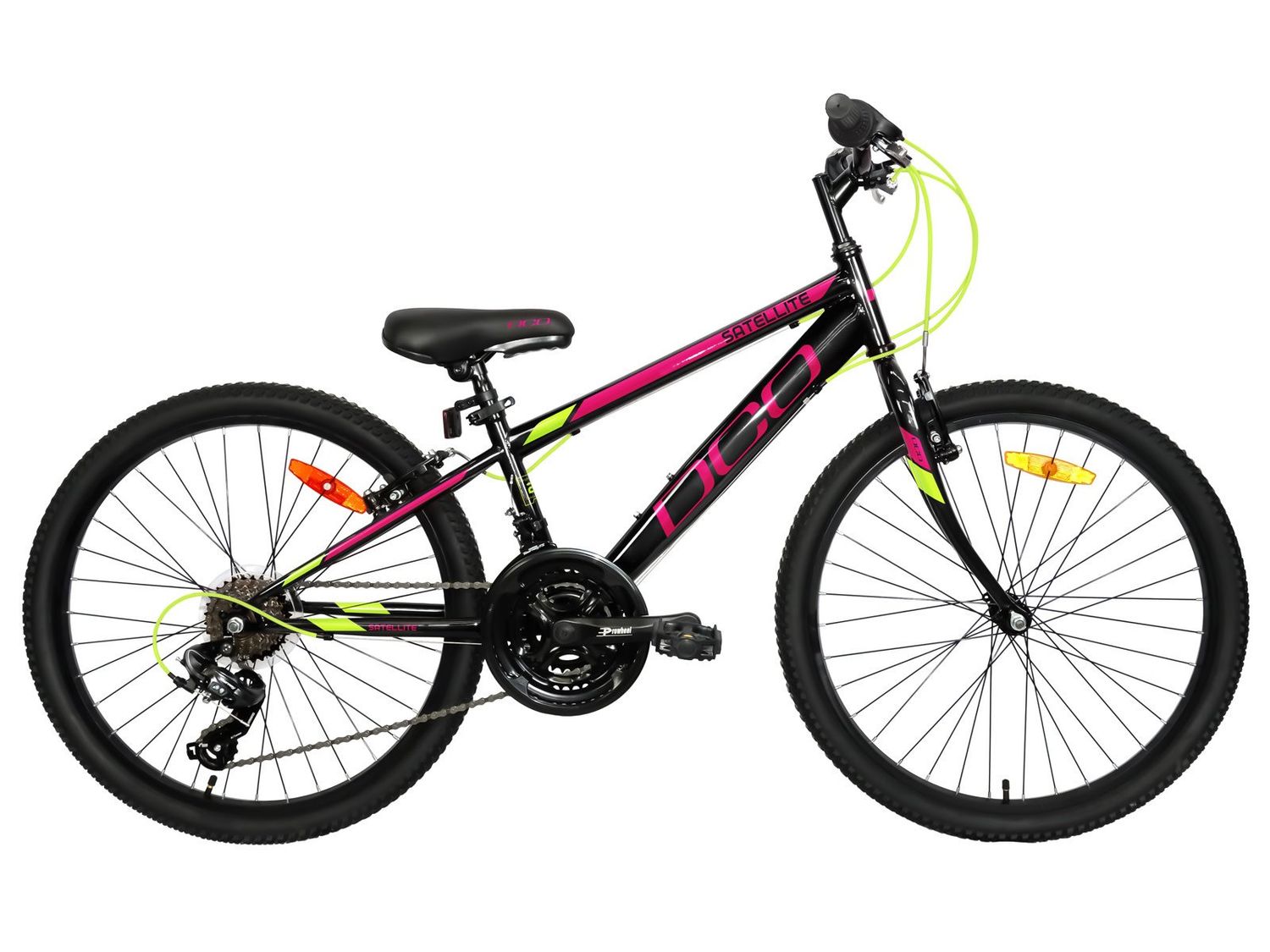 Vélo DCO Satellite 24po Noir/Rose