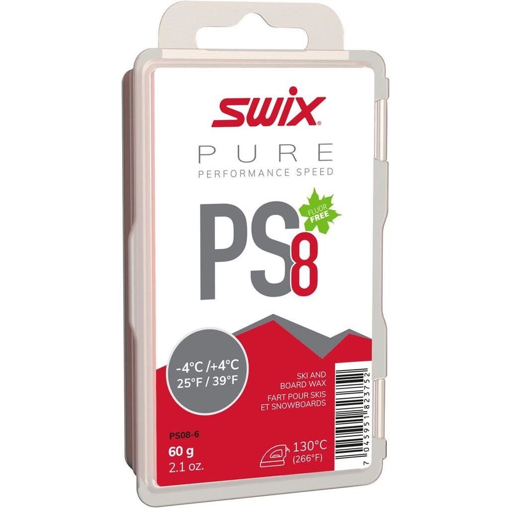 Fart de glisse Swix PS8 Rouge -4/+4C 60g