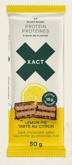 Gaufrette de protéines végétales Xact Chocolat/Tarte au citron 50g