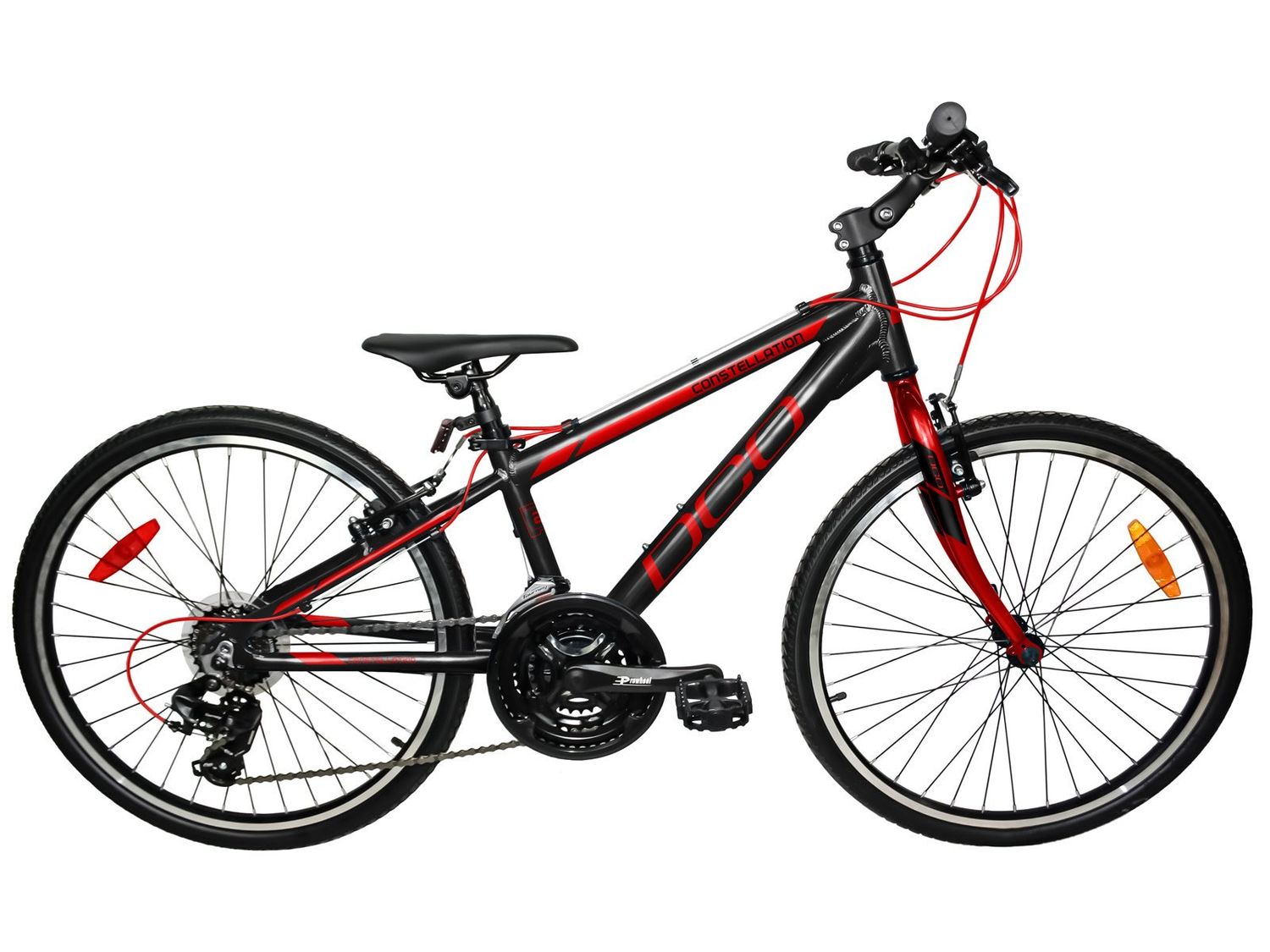 Vélo DCO Constellation 24po Noir/Rouge