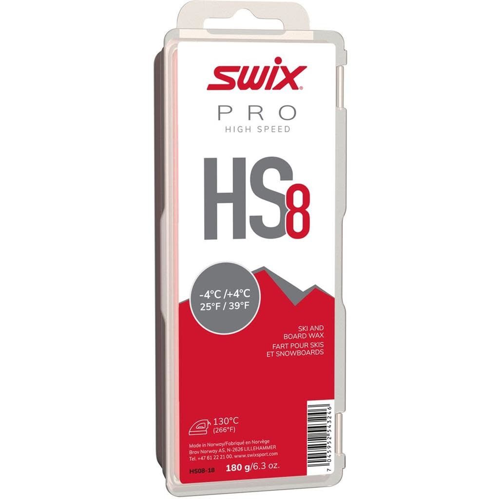 Fart de glisse Swix HS8 Rouge -4/+4C 180g