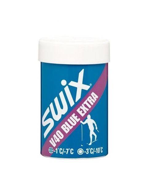 Fart d&#39;adhérence Swix V40 Bleu Extra -3/-10C 45g