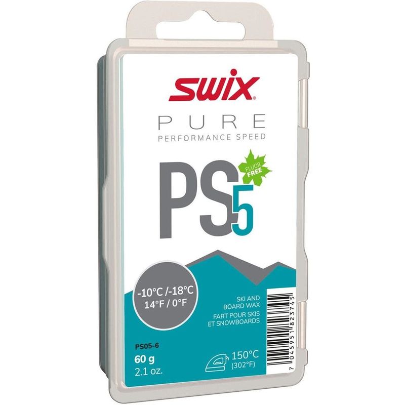 Fart de glisse Swix PS5 Turquoise -10/-18C 60g