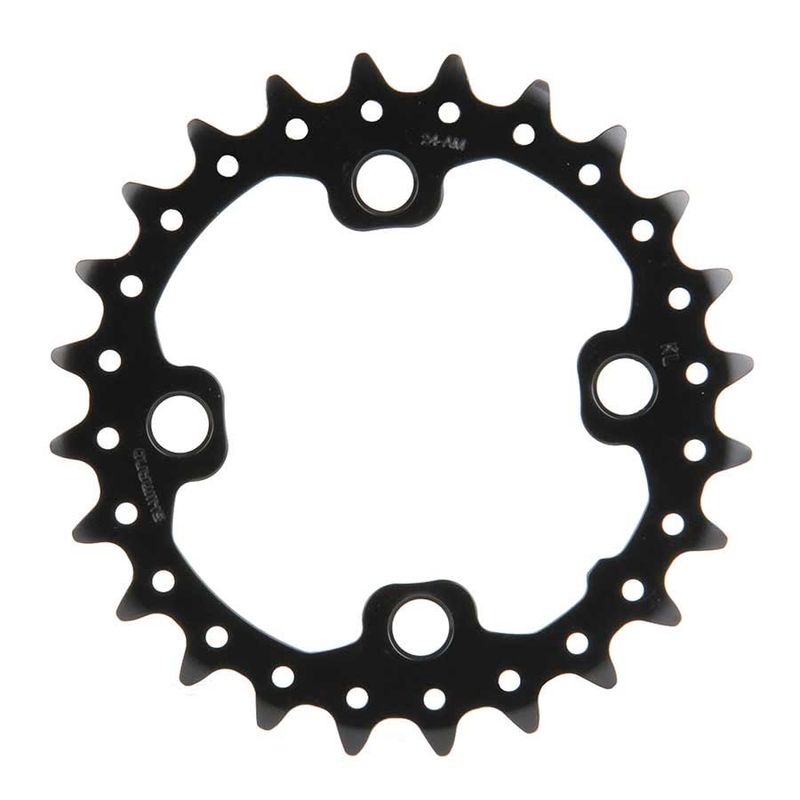 Plateau Intérieur Shimano SLX FC-M675,  24D, 10vit., BCD: 64mm, 4 Boulons, Pour 24/38, Aluminium, Noir