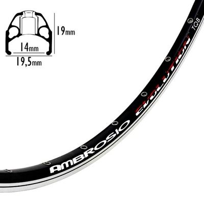 Jante Ambrosio Pour Vélo De Route - 700C - Aluminium - Occasion - Fabriquée En Italie