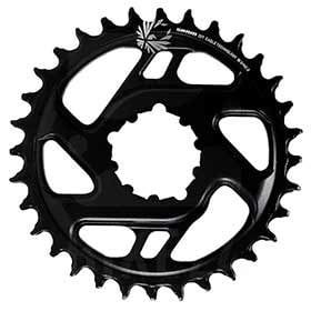 Plateau SRAM, 12VIT X-Sync 2, 34D, 12vit, BCD: Direct Mount, 3mm offset, Alu, Noir