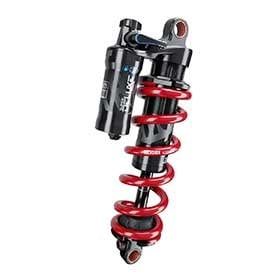 RockShox, Super Deluxe Coil Ultimate A2, Amortisseur arrière, 185x55, Oeillet de tige: Standard, Oeillet de corps: Tourillon, MReb/MComp, 320lb Theshold