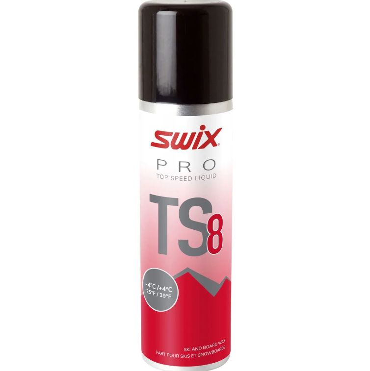 Fart de glisse Swix TS8 Liquide Rouge -4/+4C 50ml