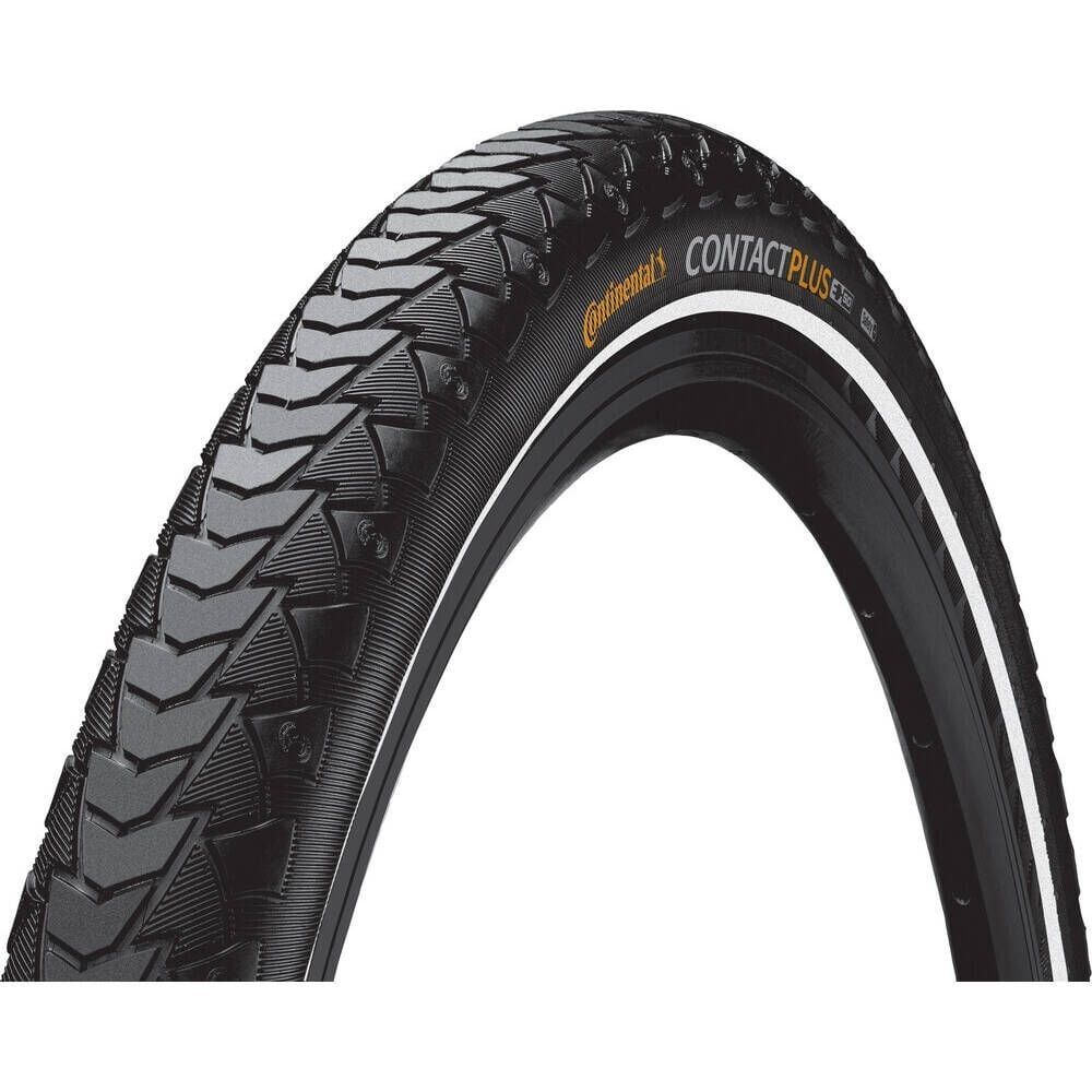 Pneu Continental Contact Plus 700x28c Noir/Reflex