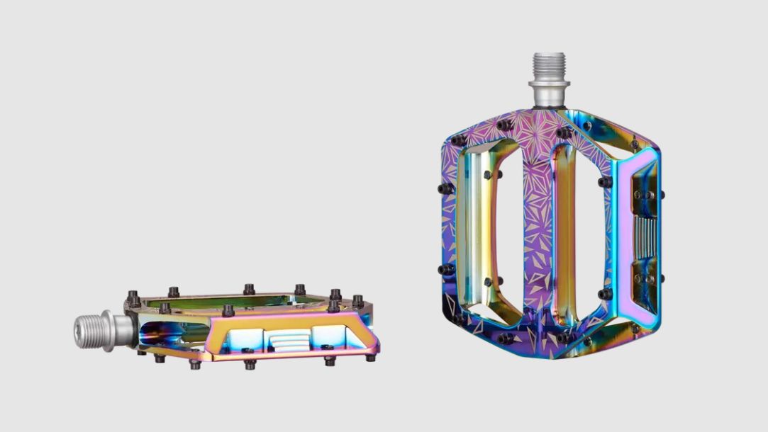 Pédales Supacaz Krypto – CNC Alloy Oil Slick