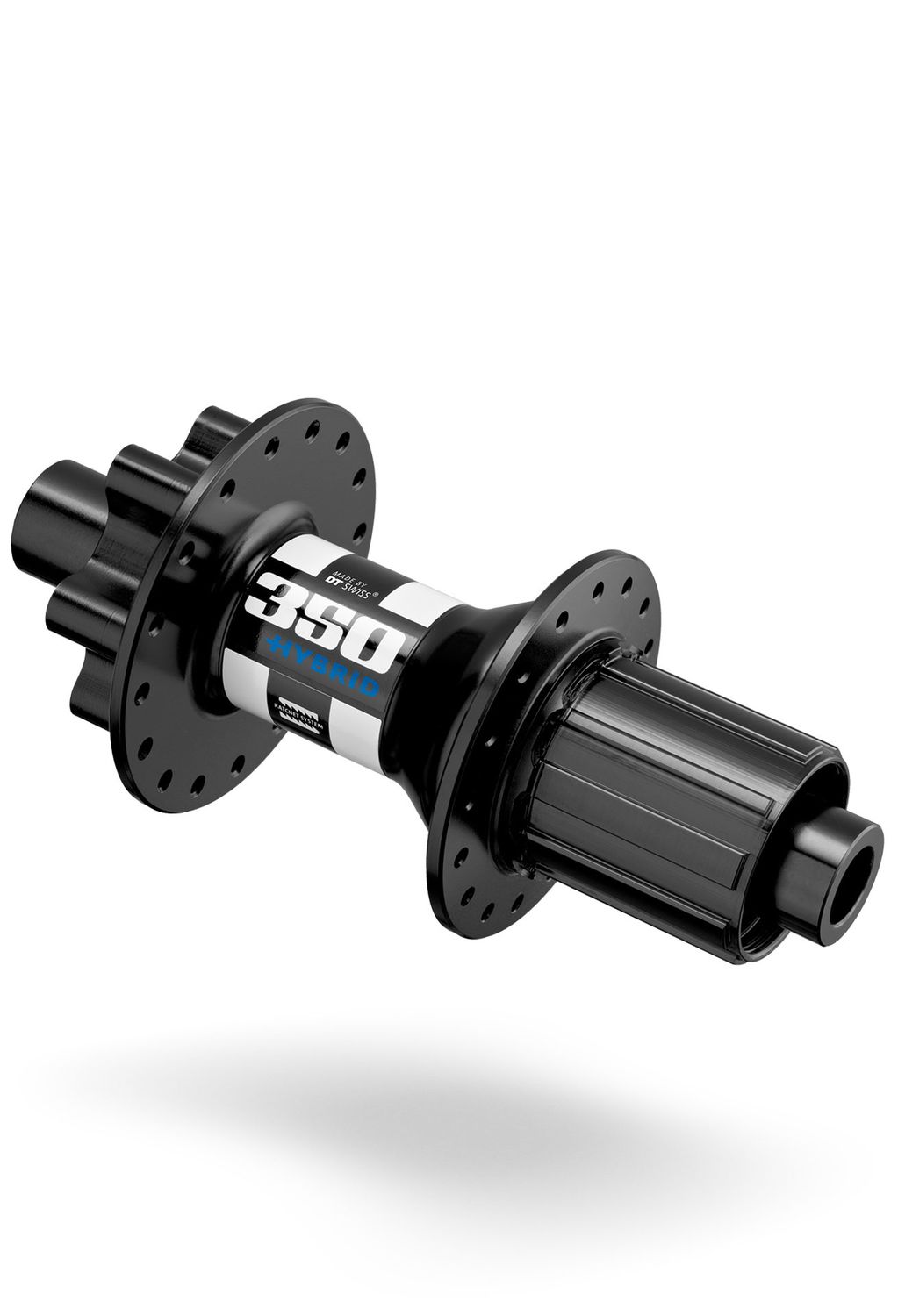 Moyeux arrière DT Swiss 350 MTB Hybrid 6 Bolt TA 12/148 32T