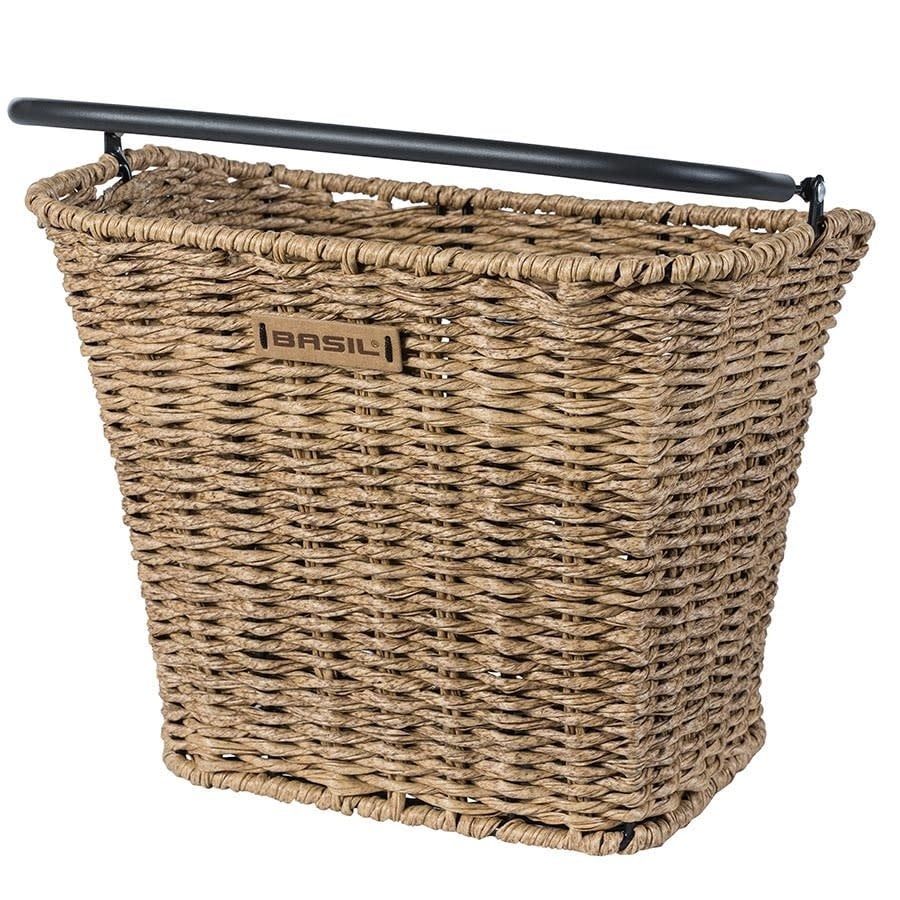 Panier avant Basil, Bremen Rattan 27x35x29cm, Vert