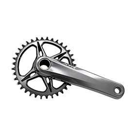 Shimano, XTR FC-M9120, Pédalier, Vitesses: 11/12, Axe: 24mm, BCD: Direct Mount, Sans plateau, Hollowtech II, 175mm, Gris, MTB/Boost