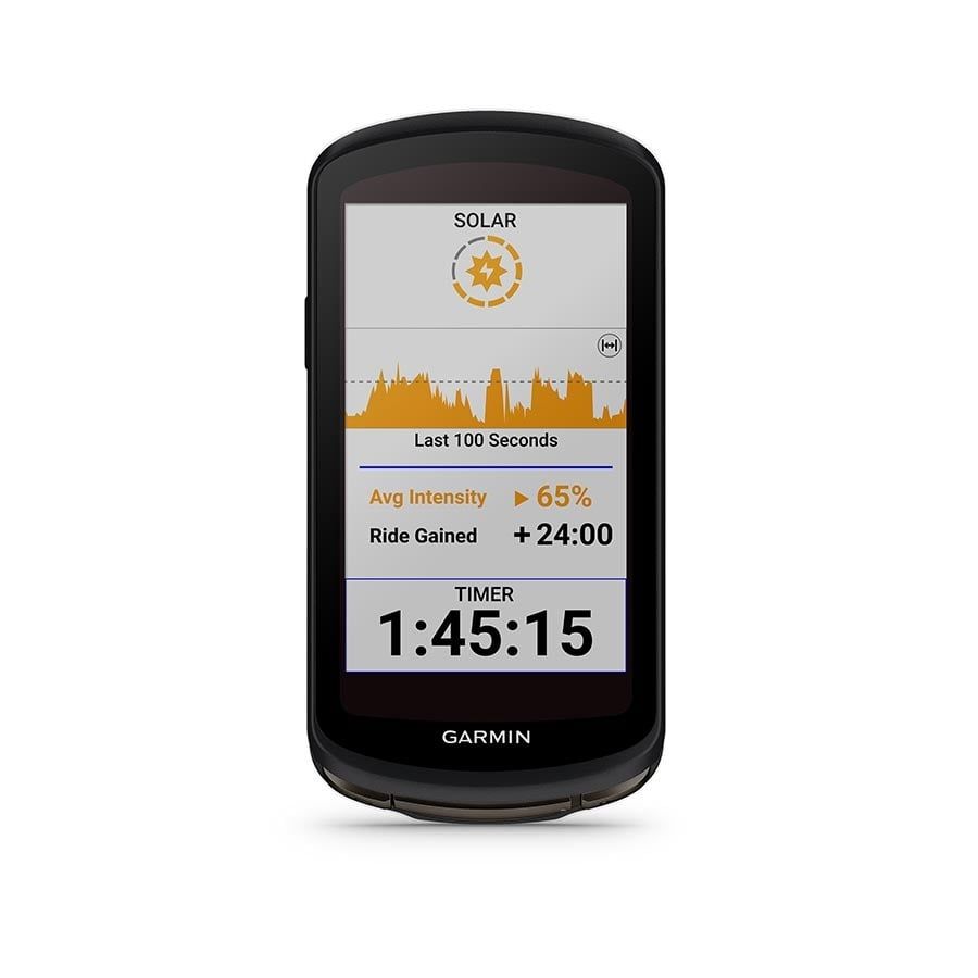 Cyclomètre Garmin, Edge 1040 Solar, Noir