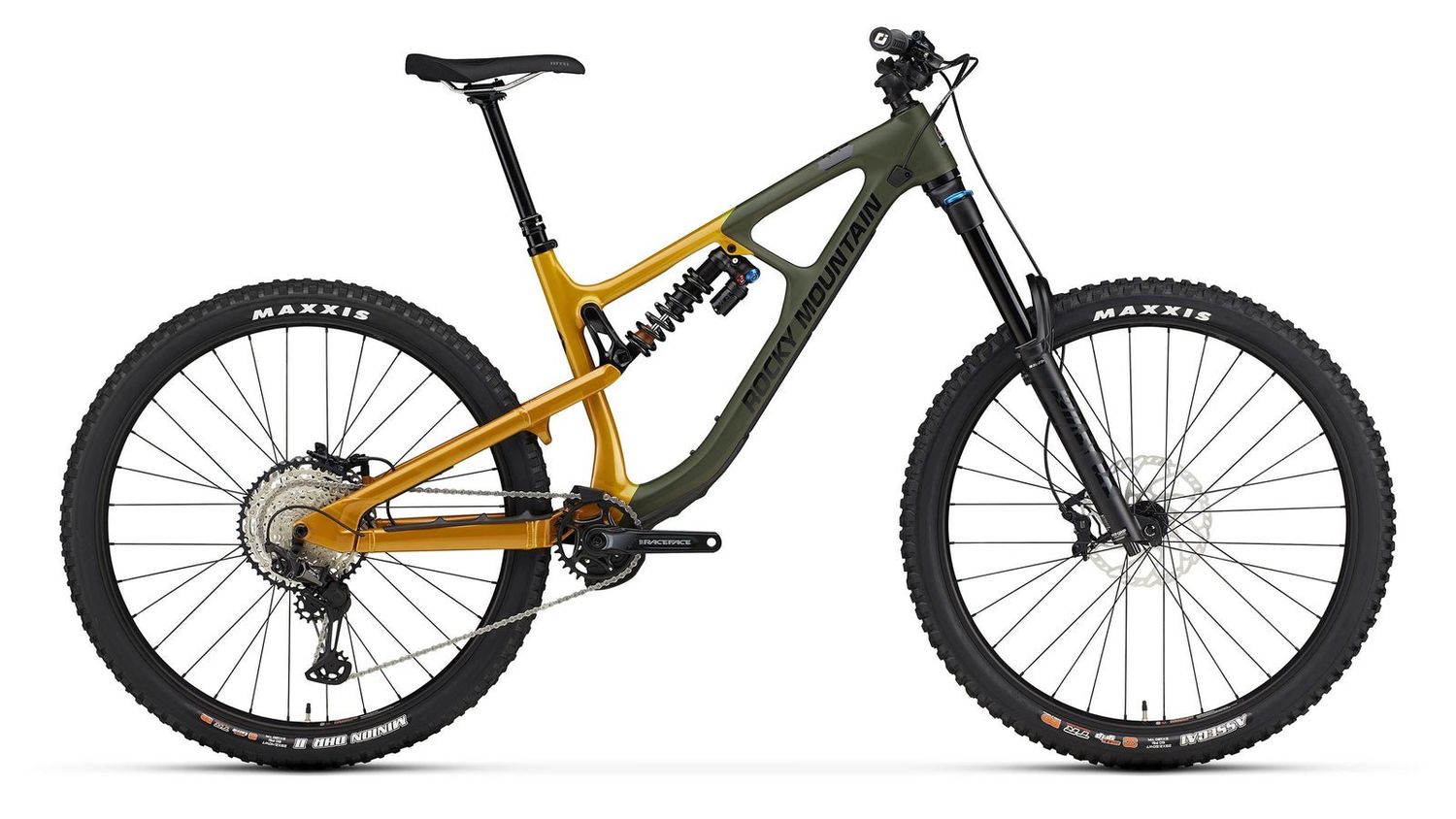 Vélo usagé Rocky Mountain Slayer C50 Or/Vert (29&#39;&#39;) Medium