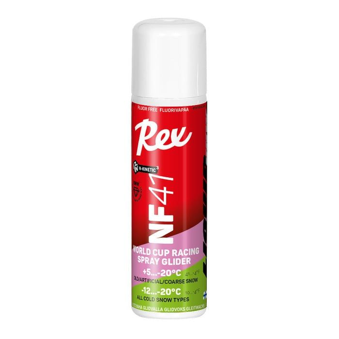 Fart de glisse en spray Rex NF41 Rose/Vert UHW +5/-20C 150ml