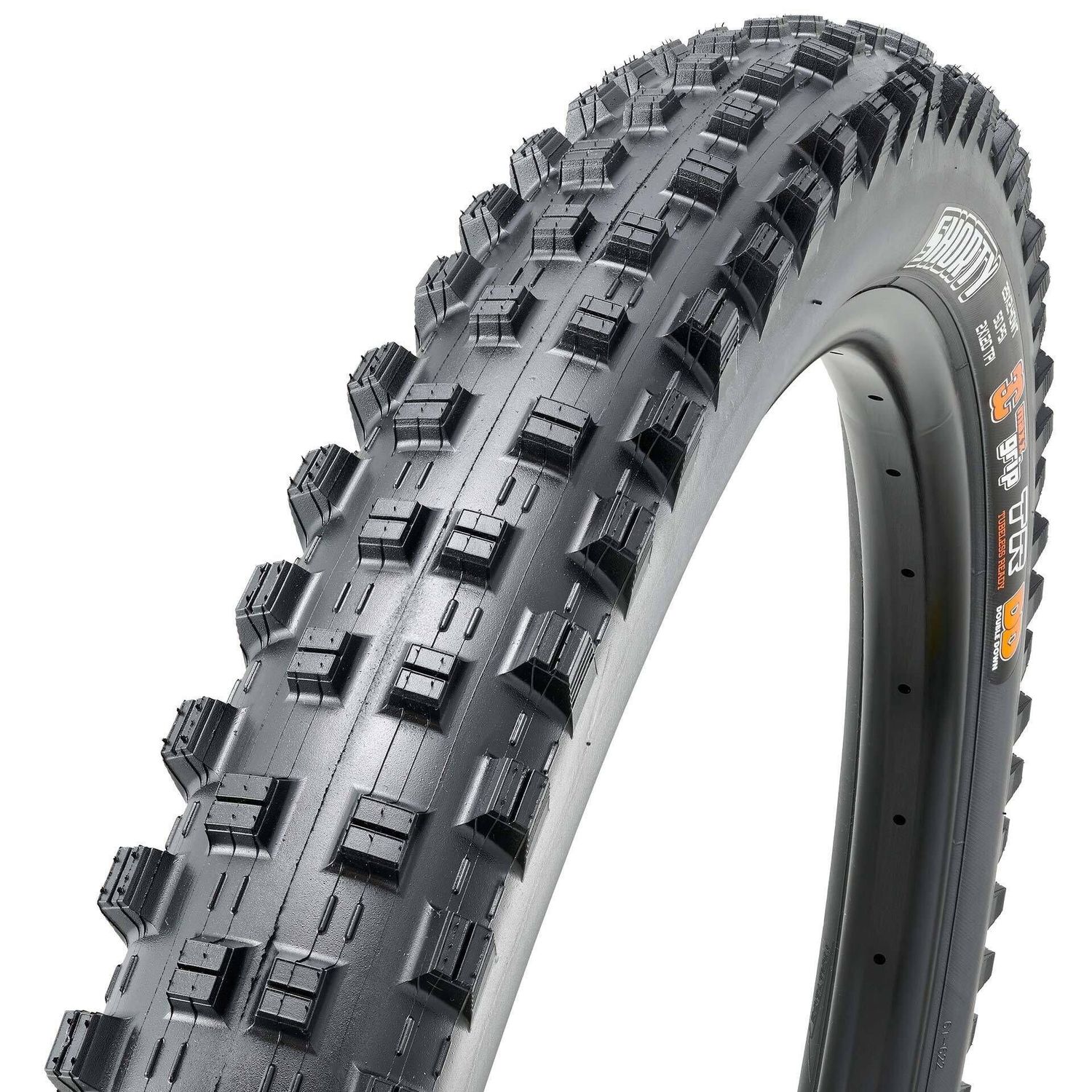 Pneu Maxxis Shorty 27.5&quot;x2.40 Rigide Tubeless Ready Super Tacky 65 PSI Noir