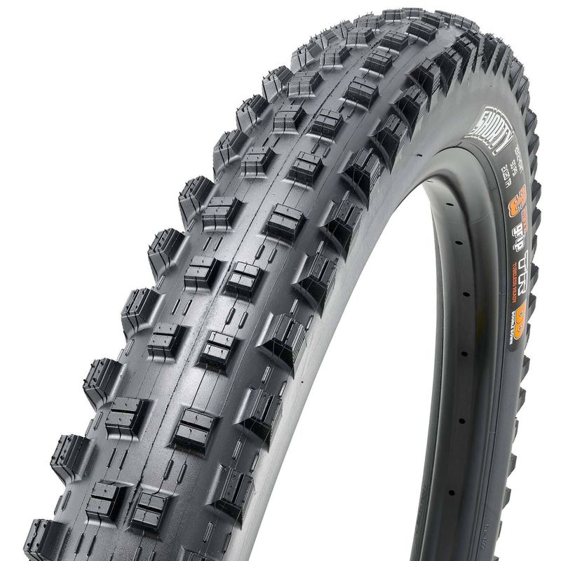 Pneu Maxxis Shorty 27.5&quot;x2.40 Rigide Tubeless Ready Super Tacky 65 PSI Noir