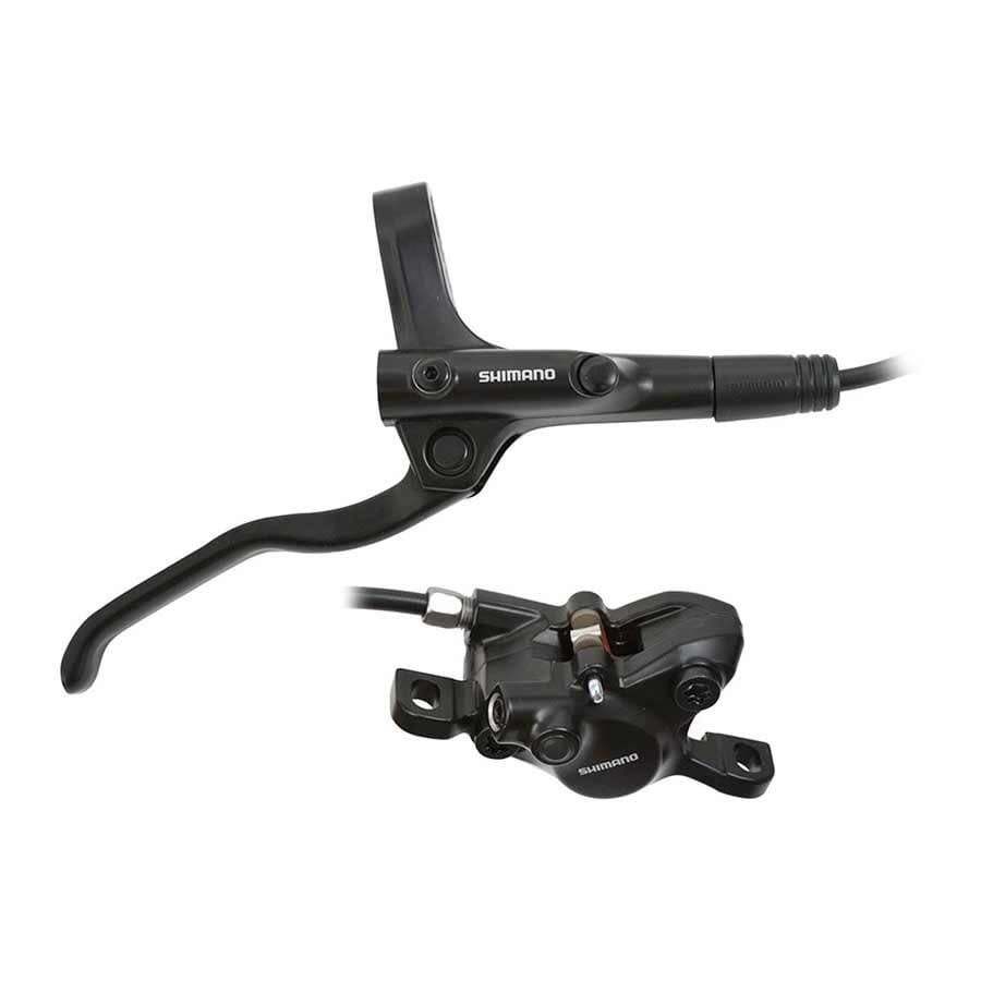 Frein à disque hydraulique arrière Shimano, BL/BR-MT200, Post mount, Noir, Ensemble