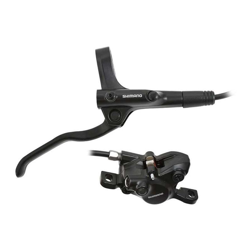 Frein à disque hydraulique arrière Shimano, BL/BR-MT200, Post mount, Noir, Ensemble