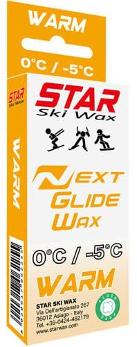 Fart de glisse Star NEXT Warm Fluoro-Free Racing Solid 0/-5C 60g