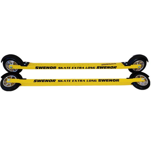 Ski à roulettes Swenor Skate Extra Long Aluminium Jaune