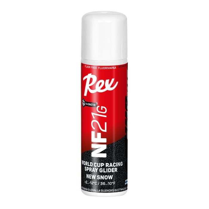 Fart de glisse en spray Rex NF21G Noir +2/-12C 150ml (new snow)