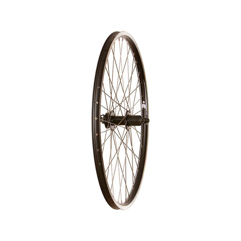 Roue arrière Wheel Shop, Evo Tour 19, 26&#39;&#39; / 559, Trous: 36, QR, 135mm, Jante et disque IS 6-boulons, Shimano HG, Noir
