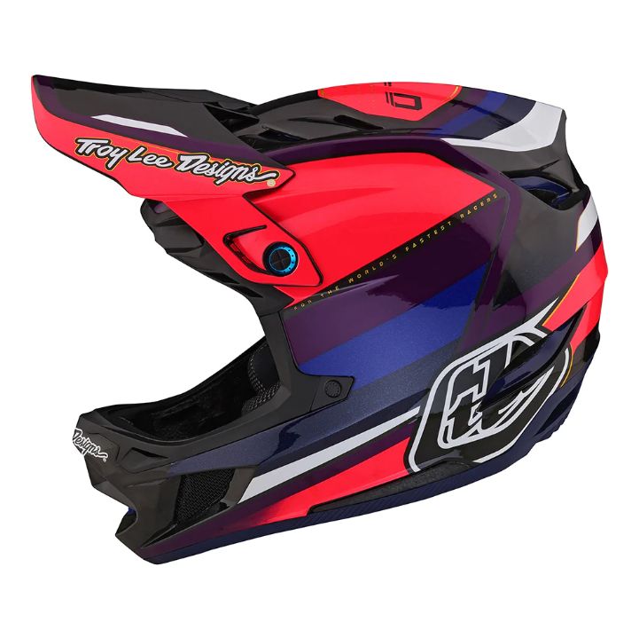 Casque Troy Lee Designs D4 Carbon Mips Reverb Rose/Violet Large