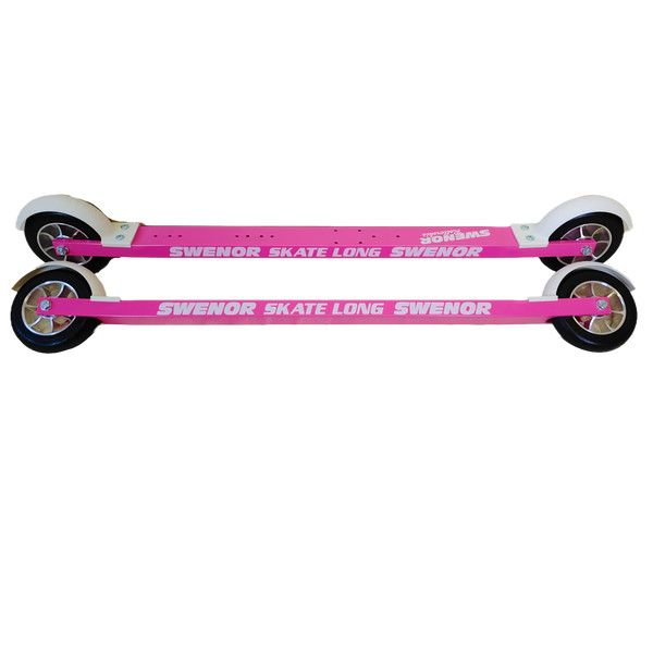 Ski à roulettes Swenor Skate Long Aluminium Rose