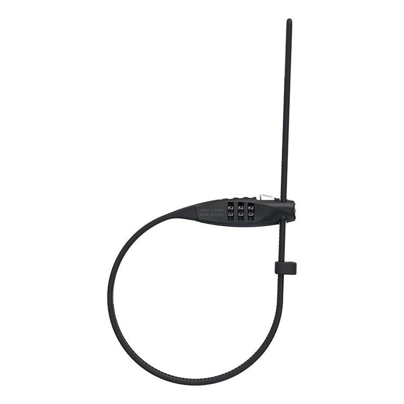 Cadenas à câble Abus, Combiflex TravelGuard Combinaison, 4mm, 45cm, Noir