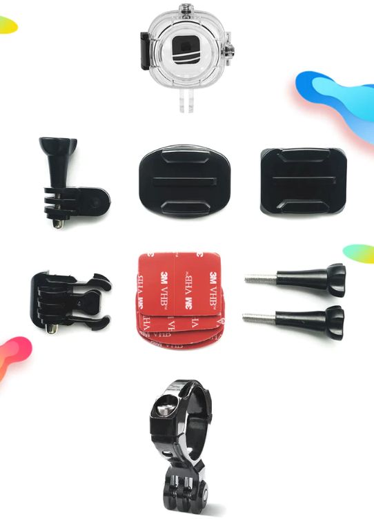 Kit Caméra Shanren Pocket - 1080 HD Sports + Pack d&#39;accessoires