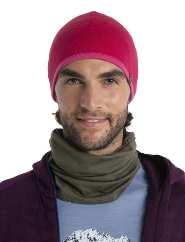 Tuque Icebreaker Pocket Mérino 200 Rose