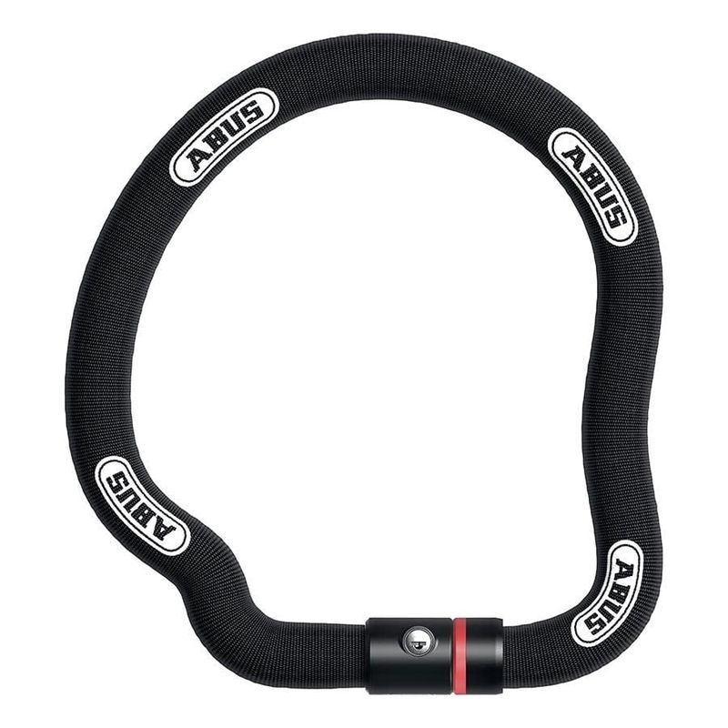 Cadenas à chaîne à clé Abus, Goose 6206K, 6mm, 110cm, 3.6&#39;, Noir