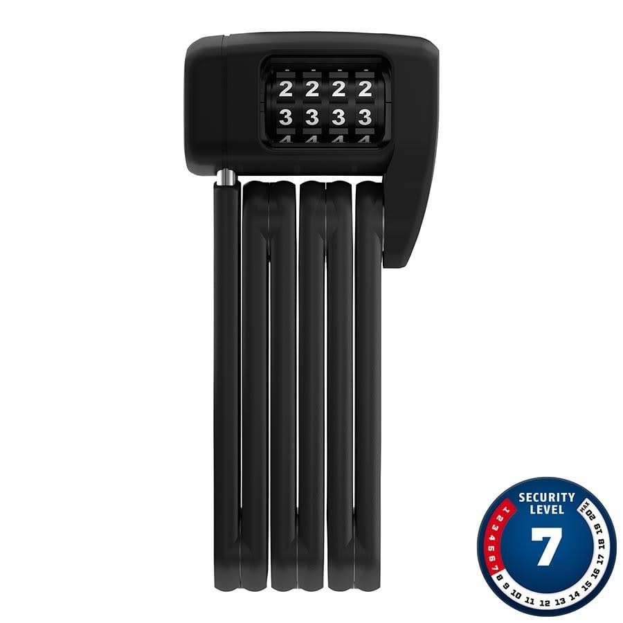 Cadenas pliable Abus, Bordo Lite Mini 6055C Combinaison, 60cm, 5mm, Noir