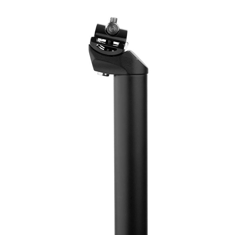 Tige de selle EVO, Crest, 27.2mm, 400mm, Recul: 16mm, Noir
